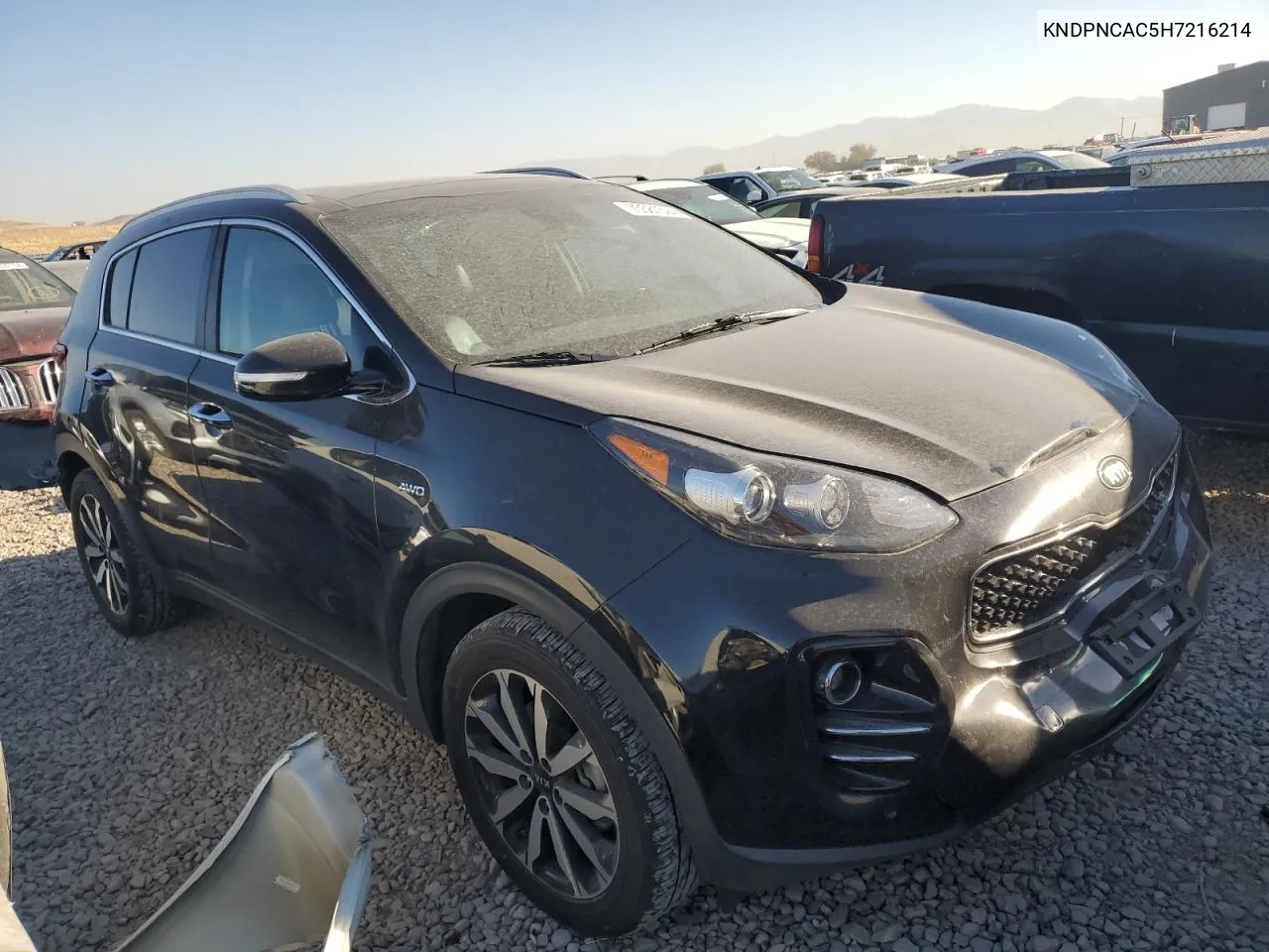 2017 Kia Sportage Ex VIN: KNDPNCAC5H7216214 Lot: 73581594