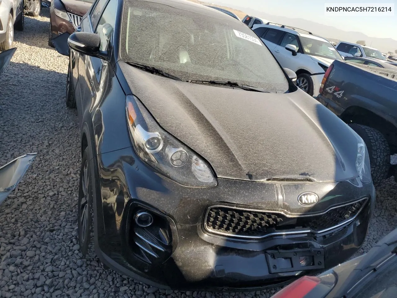 2017 Kia Sportage Ex VIN: KNDPNCAC5H7216214 Lot: 73581594