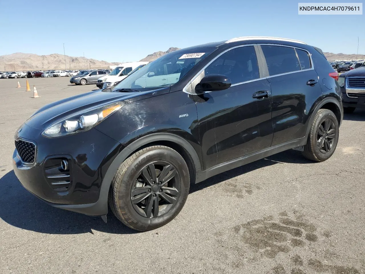 2017 Kia Sportage Lx VIN: KNDPMCAC4H7079611 Lot: 73690794