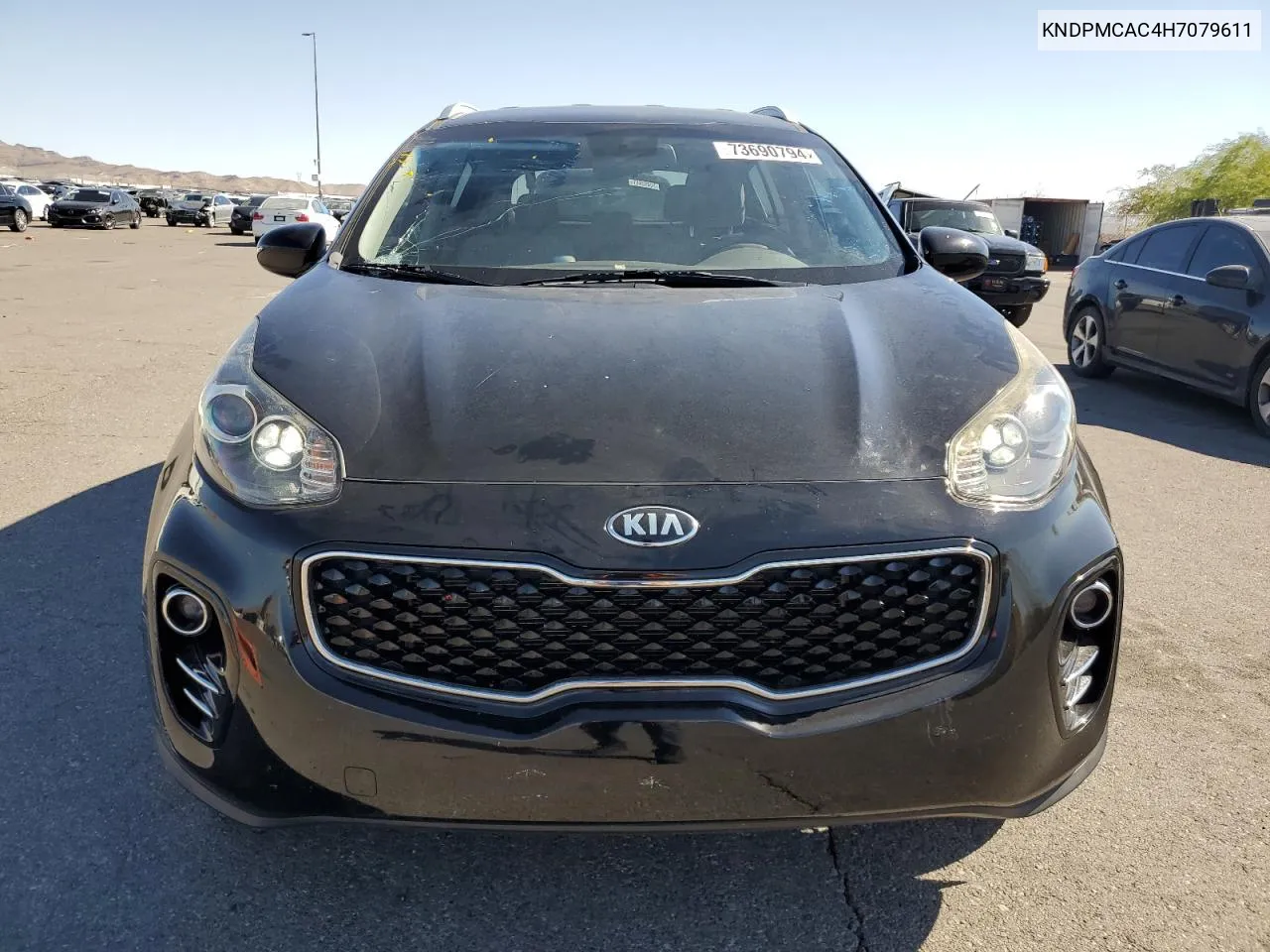 2017 Kia Sportage Lx VIN: KNDPMCAC4H7079611 Lot: 73690794