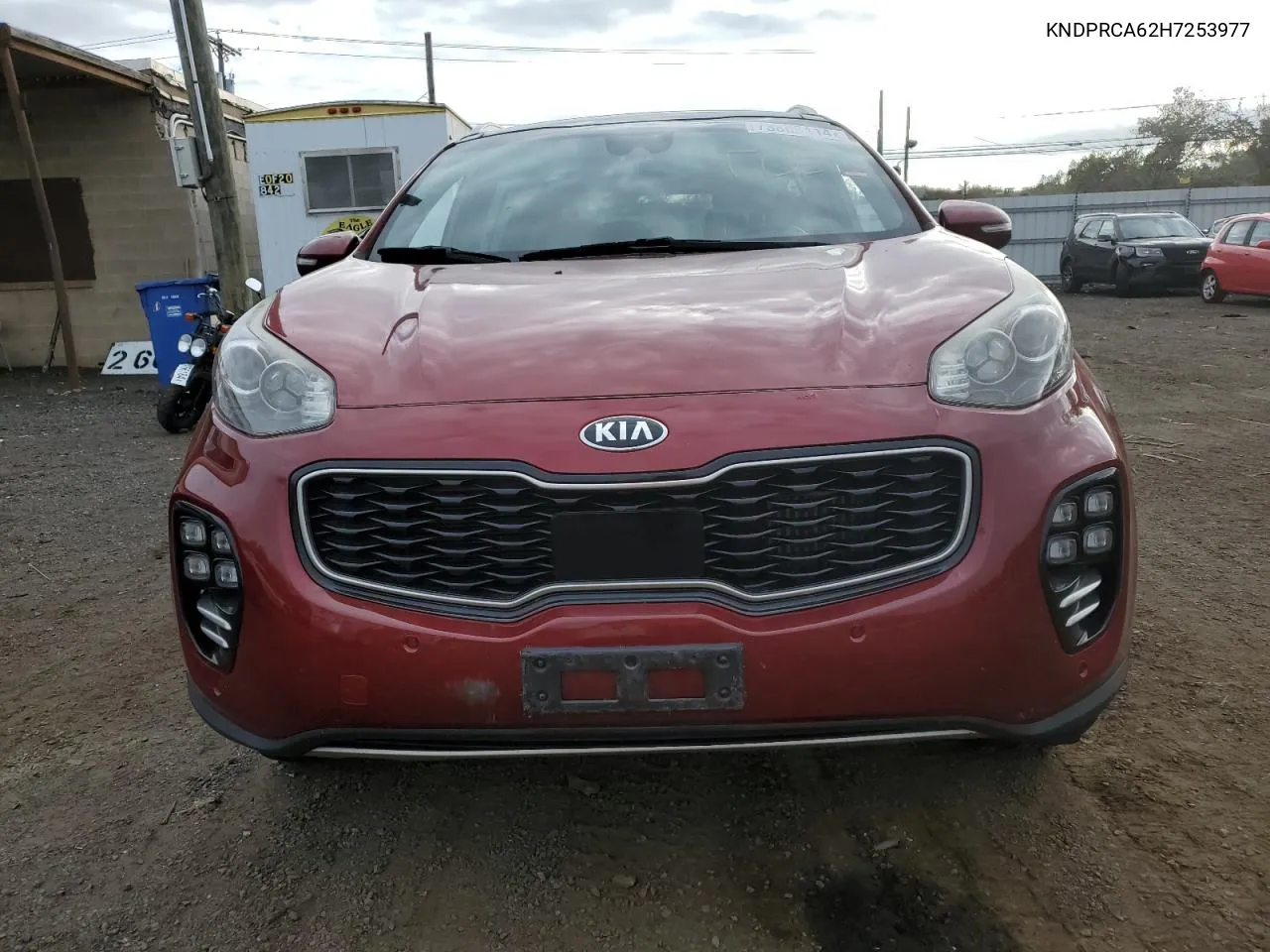 2017 Kia Sportage Sx VIN: KNDPRCA62H7253977 Lot: 73809414