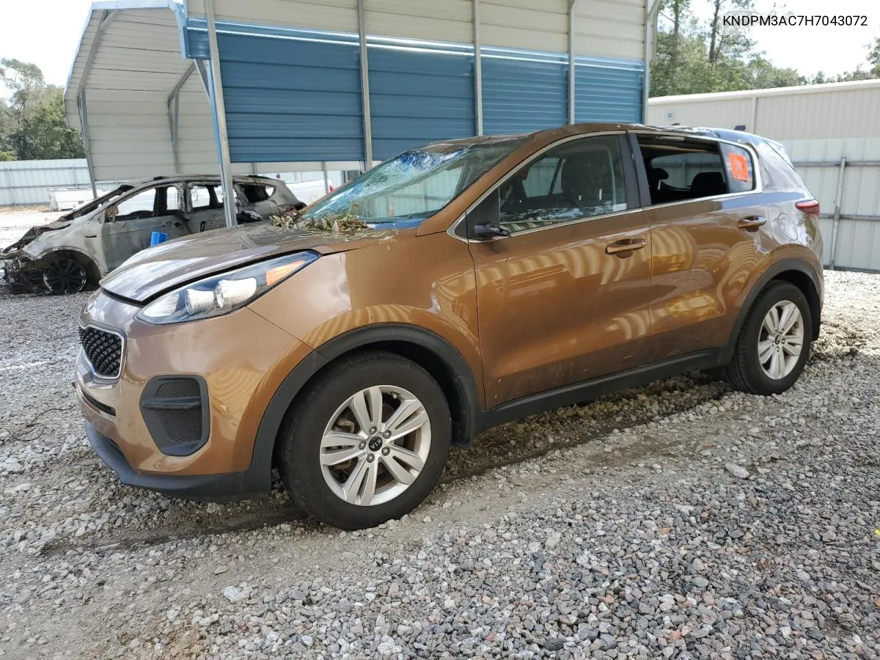 2017 Kia Sportage Lx VIN: KNDPM3AC7H7043072 Lot: 73850754