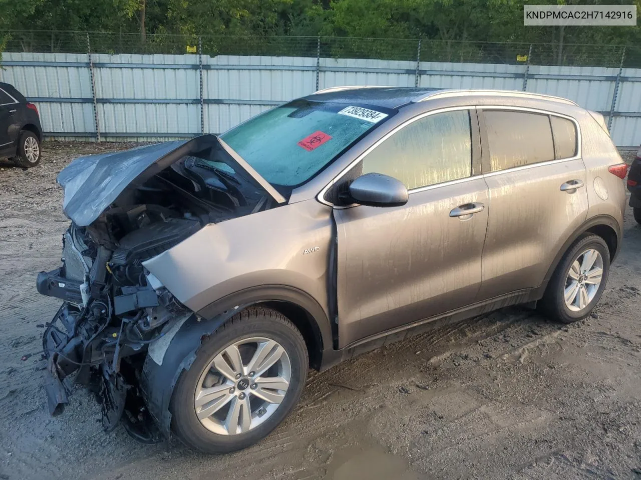 KNDPMCAC2H7142916 2017 Kia Sportage Lx