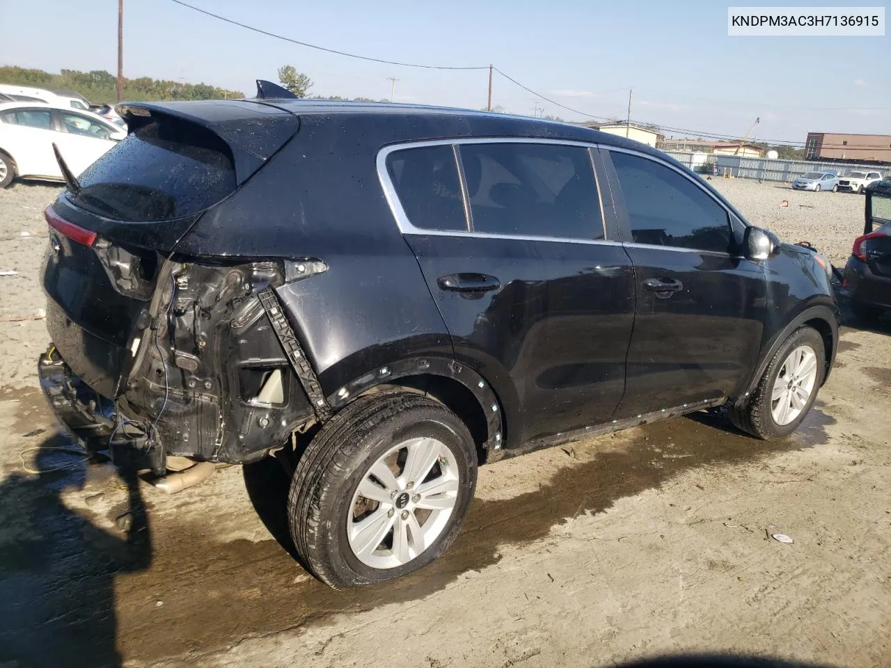 KNDPM3AC3H7136915 2017 Kia Sportage Lx