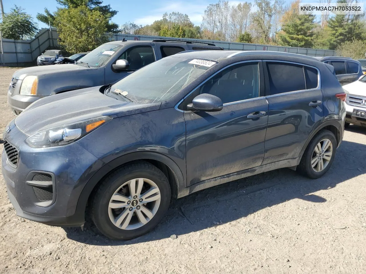 2017 Kia Sportage Lx VIN: KNDPM3AC7H7053522 Lot: 74036524