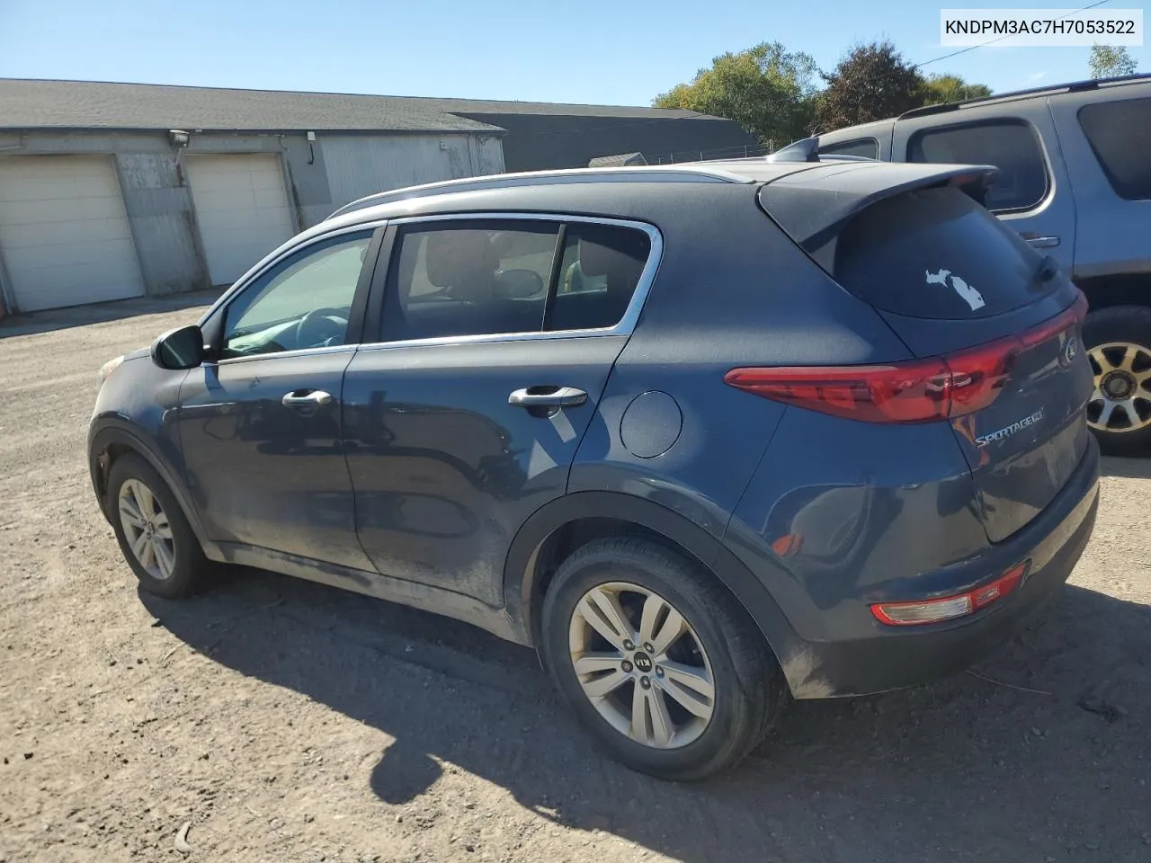 2017 Kia Sportage Lx VIN: KNDPM3AC7H7053522 Lot: 74036524