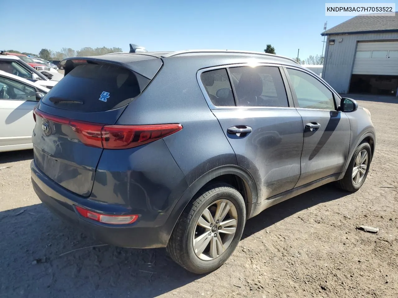 2017 Kia Sportage Lx VIN: KNDPM3AC7H7053522 Lot: 74036524