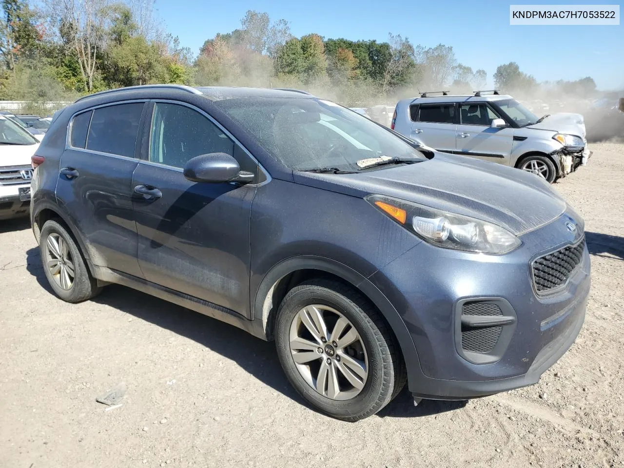 2017 Kia Sportage Lx VIN: KNDPM3AC7H7053522 Lot: 74036524