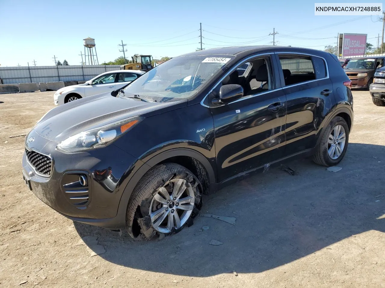 KNDPMCACXH7248885 2017 Kia Sportage Lx