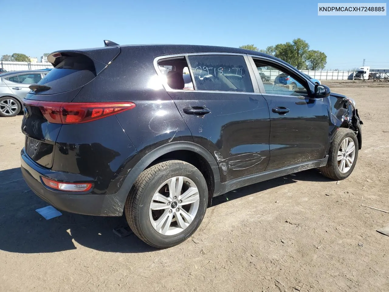 KNDPMCACXH7248885 2017 Kia Sportage Lx