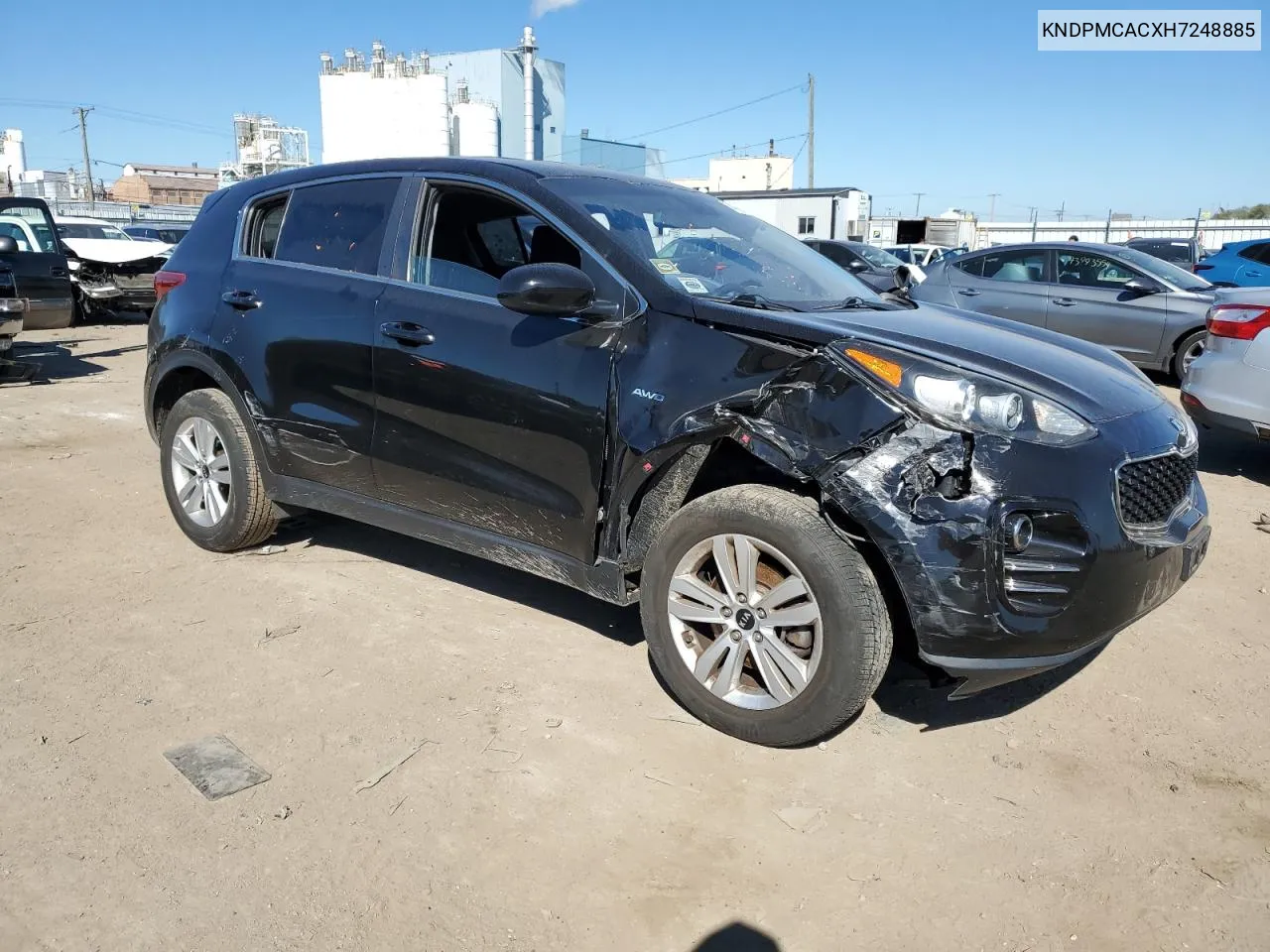 KNDPMCACXH7248885 2017 Kia Sportage Lx