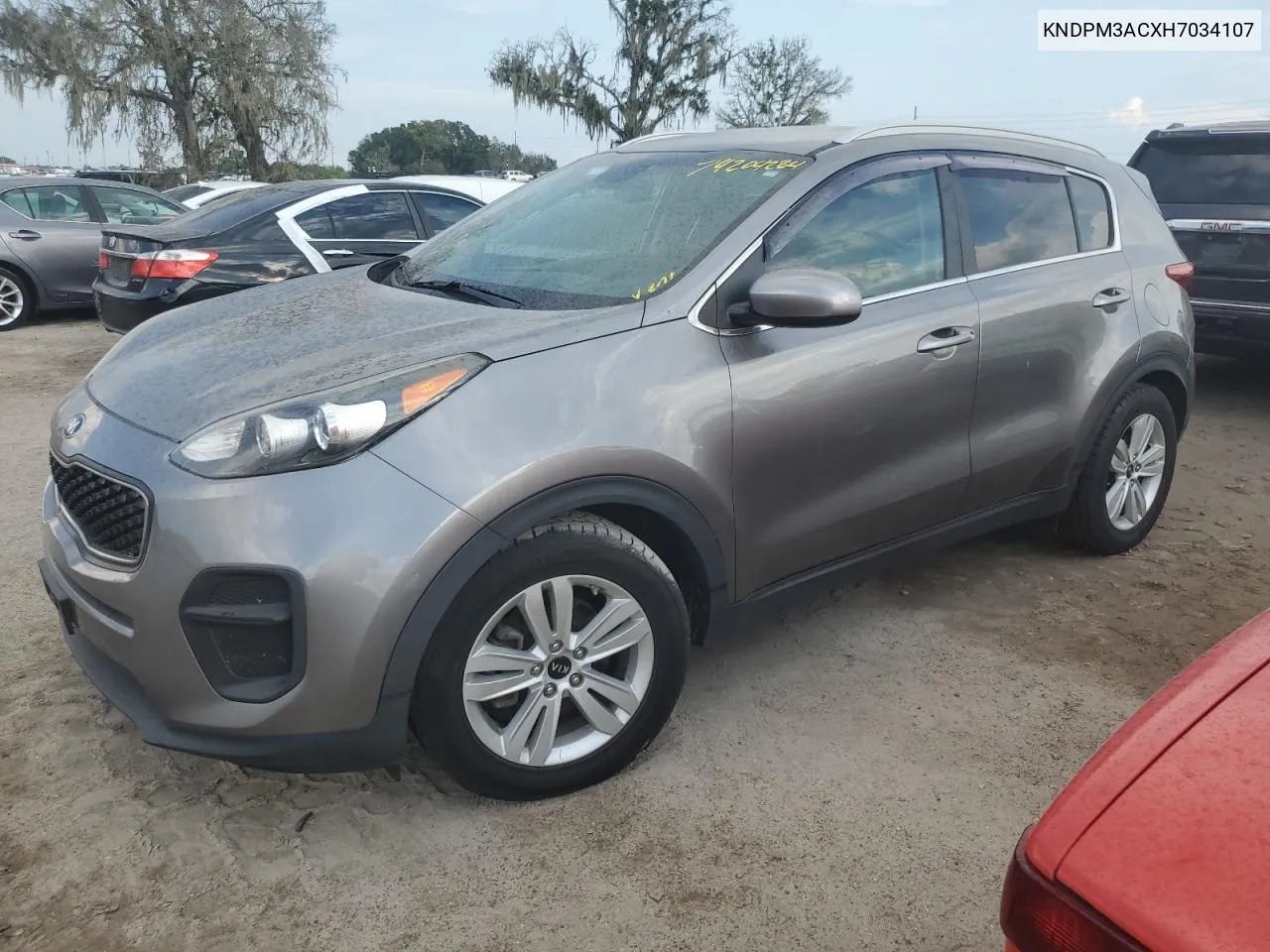 2017 Kia Sportage Lx VIN: KNDPM3ACXH7034107 Lot: 74204284