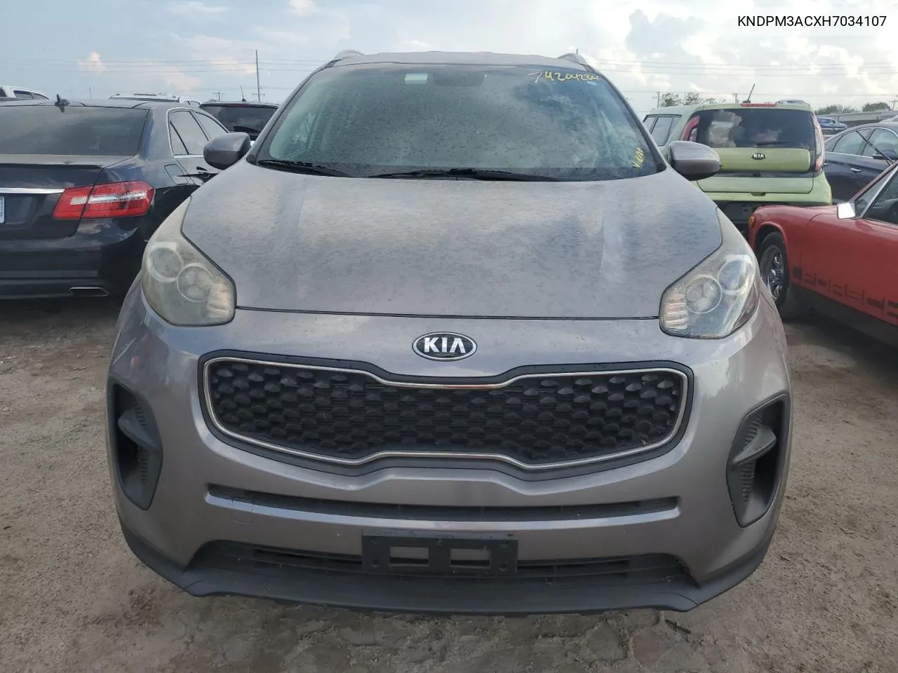 2017 Kia Sportage Lx VIN: KNDPM3ACXH7034107 Lot: 74204284