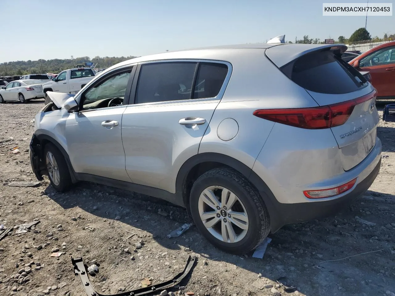 2017 Kia Sportage Lx VIN: KNDPM3ACXH7120453 Lot: 74233384