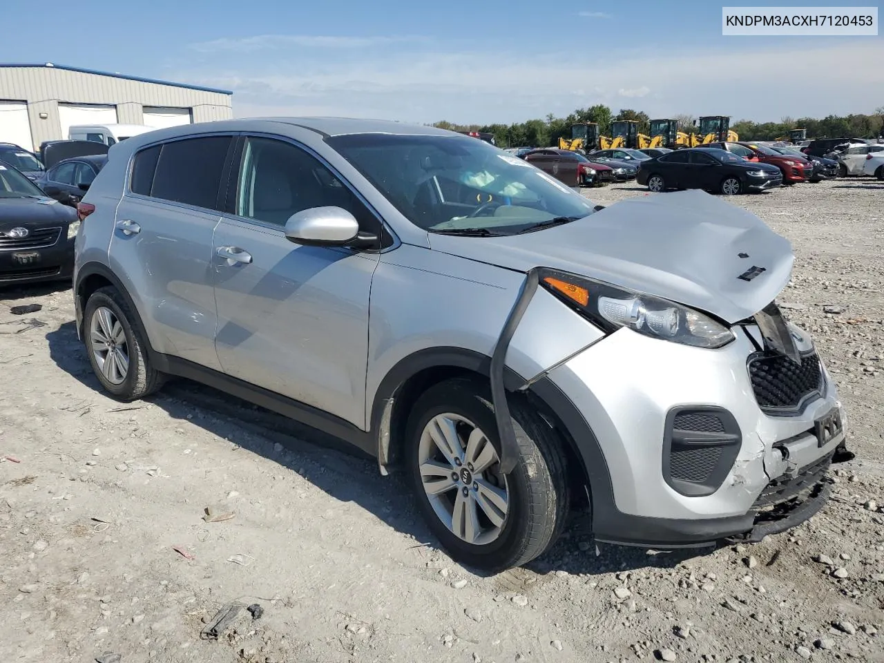 2017 Kia Sportage Lx VIN: KNDPM3ACXH7120453 Lot: 74233384