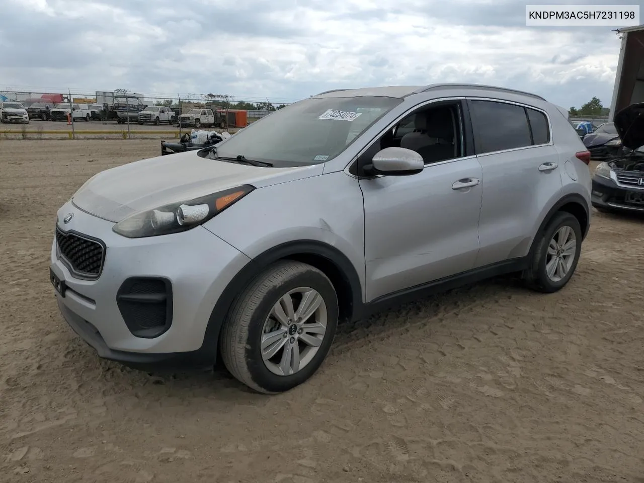 2017 Kia Sportage Lx VIN: KNDPM3AC5H7231198 Lot: 74254074