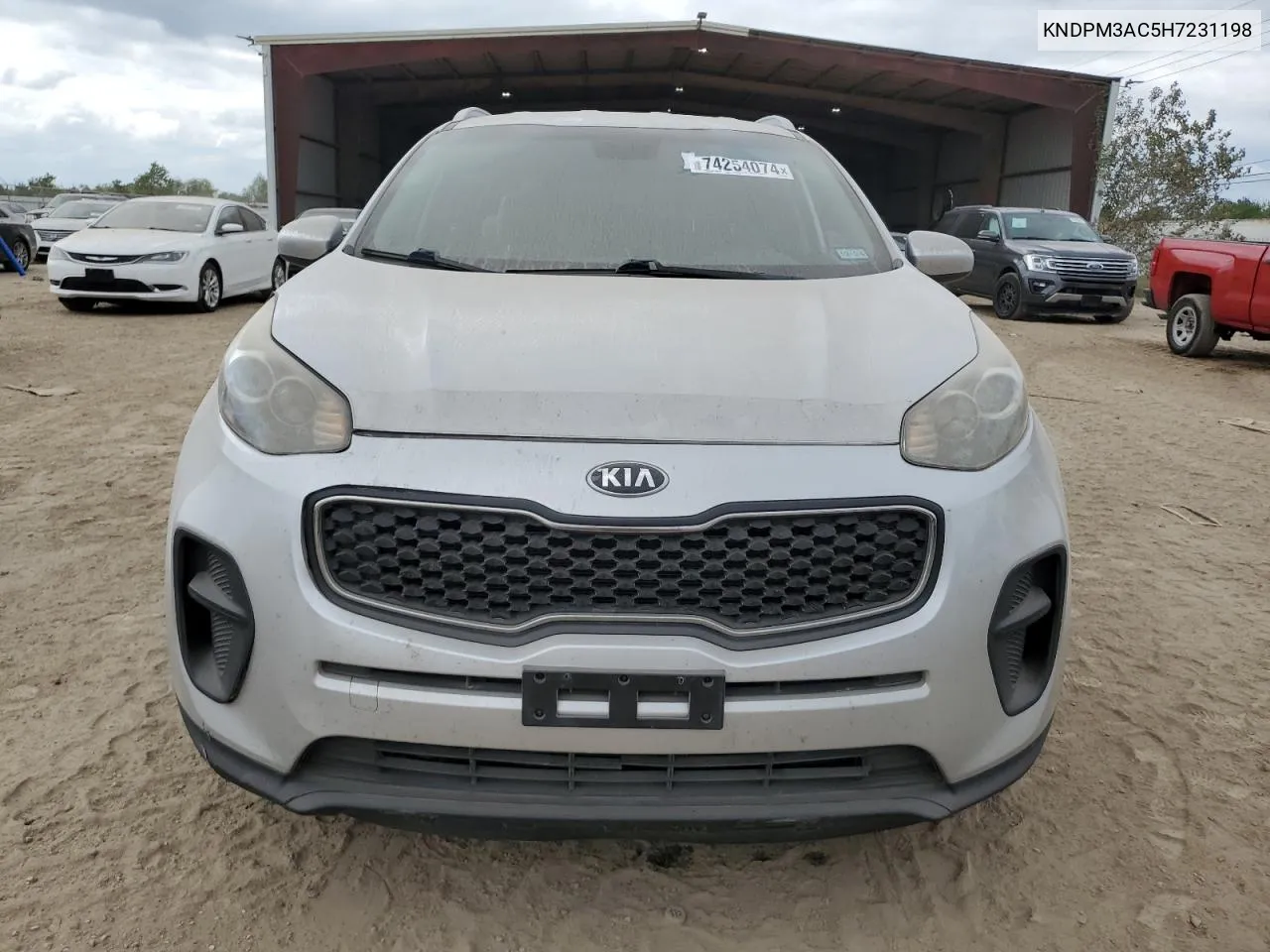 2017 Kia Sportage Lx VIN: KNDPM3AC5H7231198 Lot: 74254074