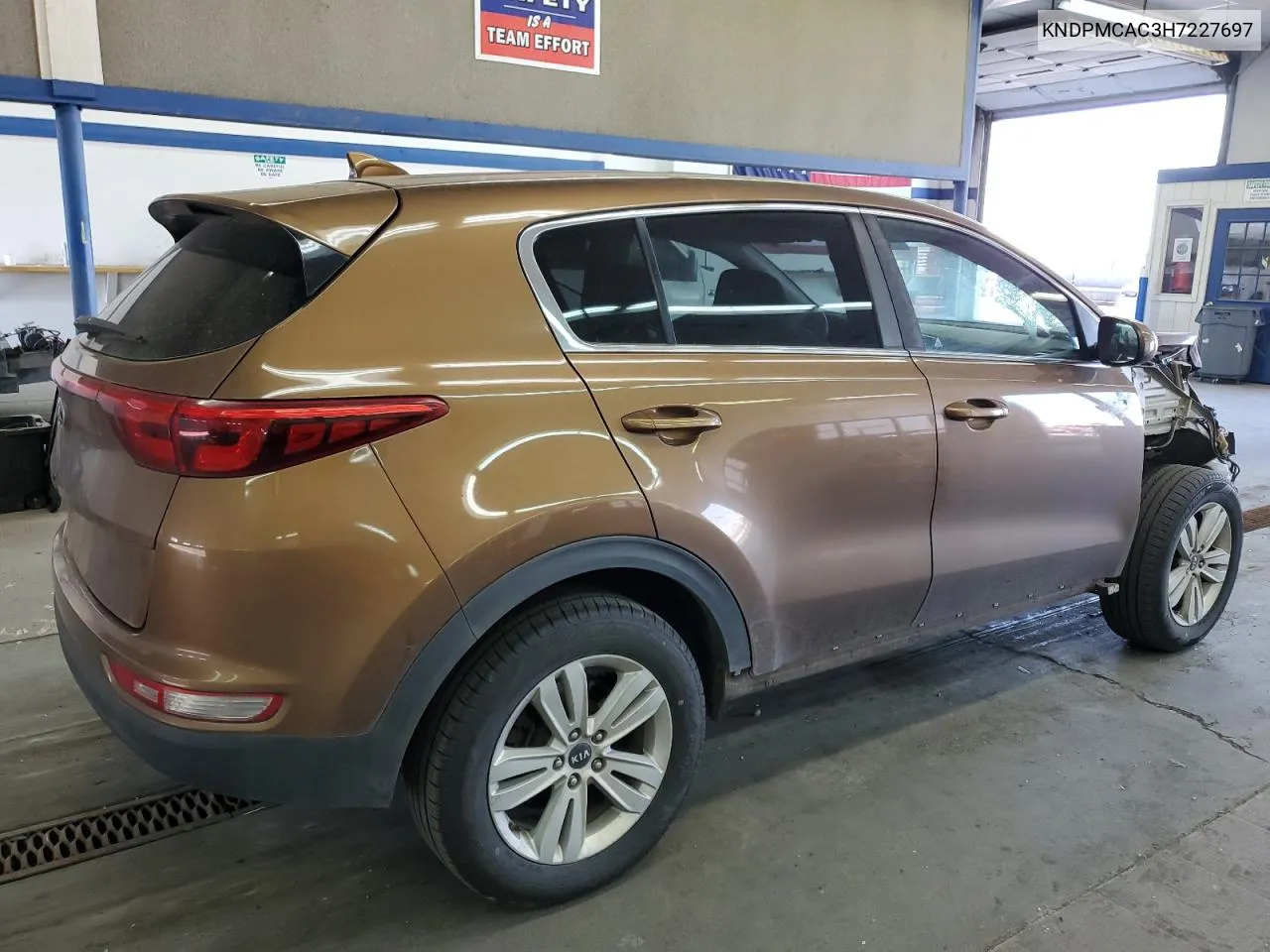 2017 Kia Sportage Lx VIN: KNDPMCAC3H7227697 Lot: 74297964