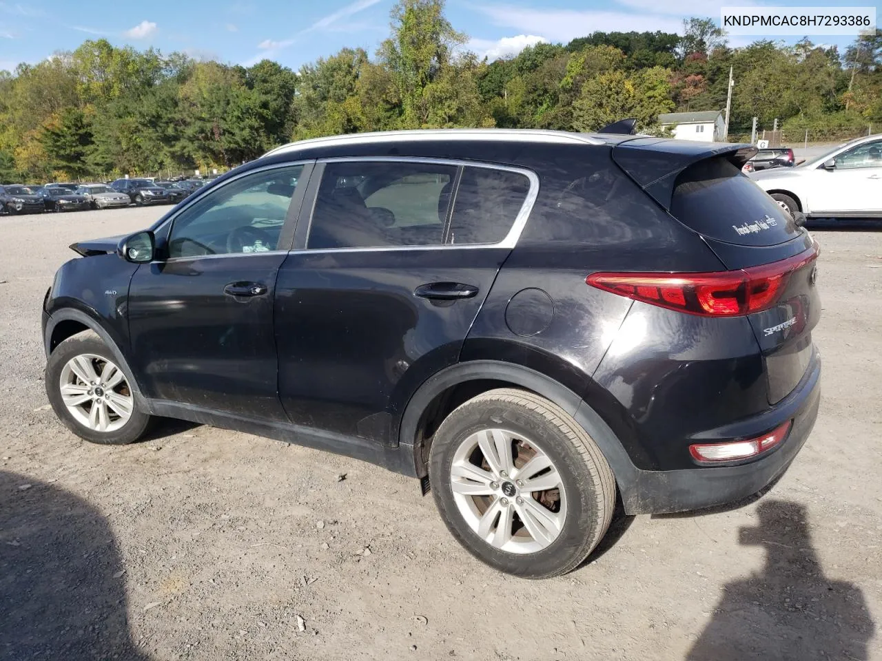 2017 Kia Sportage Lx VIN: KNDPMCAC8H7293386 Lot: 74313414