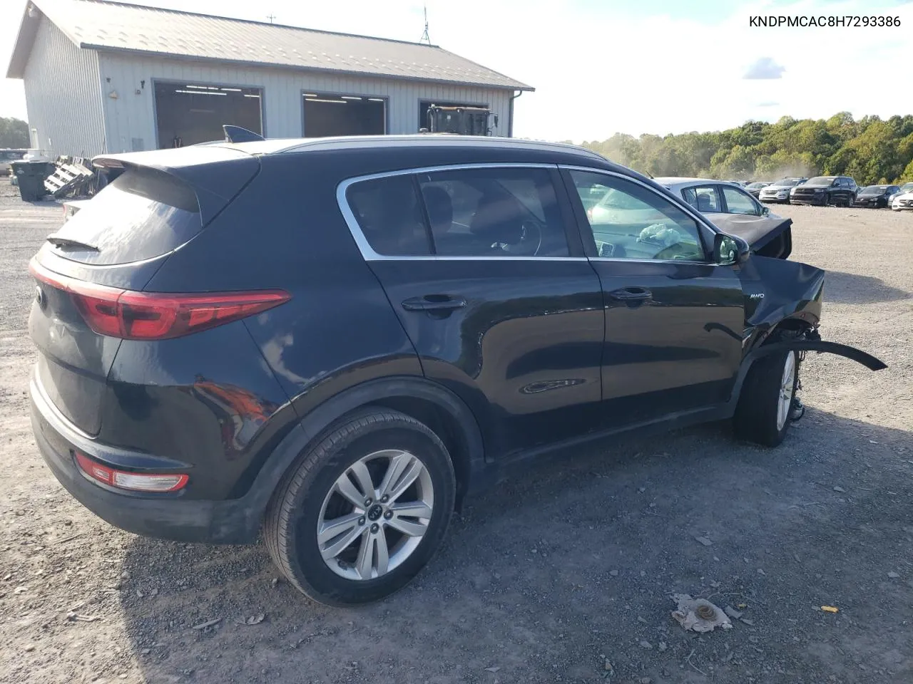 2017 Kia Sportage Lx VIN: KNDPMCAC8H7293386 Lot: 74313414