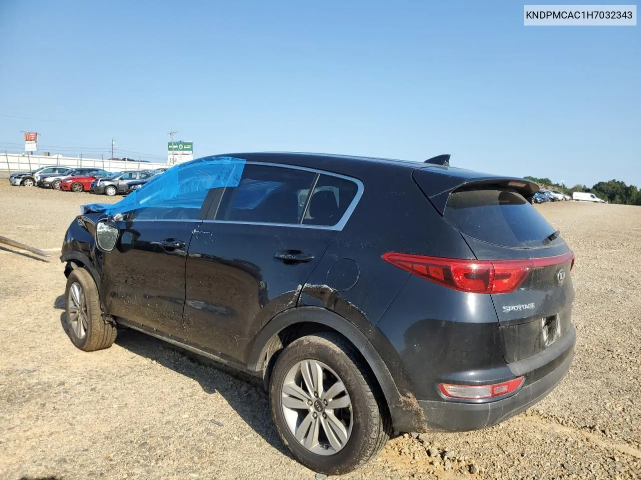 2017 Kia Sportage Lx VIN: KNDPMCAC1H7032343 Lot: 74537974