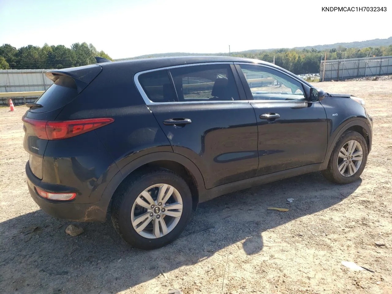 2017 Kia Sportage Lx VIN: KNDPMCAC1H7032343 Lot: 74537974