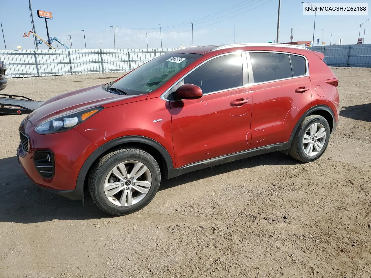 KNDPMCAC3H7262188 2017 Kia Sportage Lx