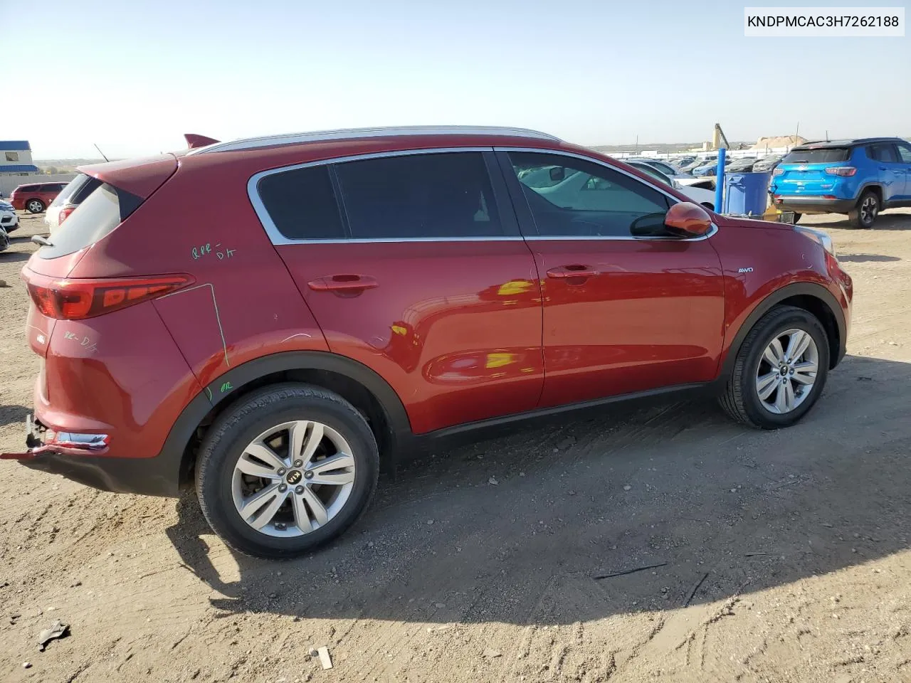 KNDPMCAC3H7262188 2017 Kia Sportage Lx