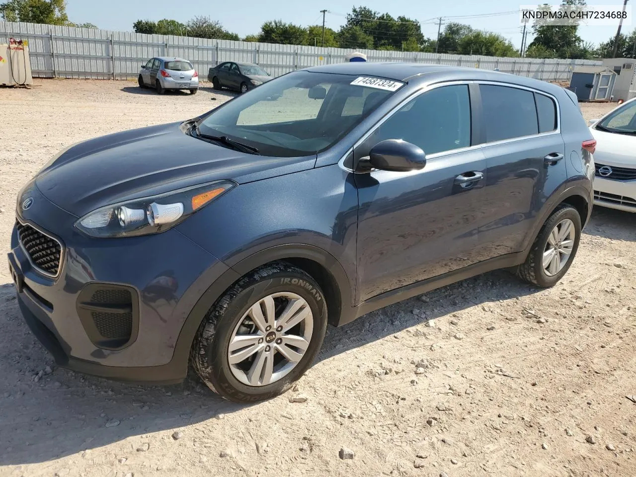 2017 Kia Sportage Lx VIN: KNDPM3AC4H7234688 Lot: 74587324