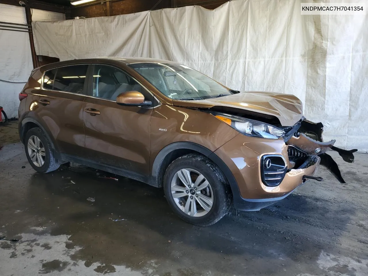 KNDPMCAC7H7041354 2017 Kia Sportage Lx