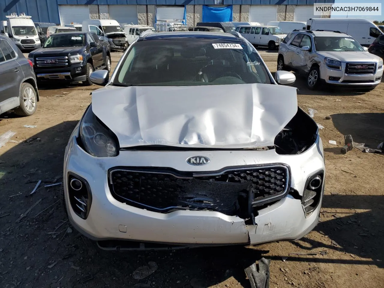 2017 Kia Sportage Ex VIN: KNDPNCAC3H7069844 Lot: 74854734