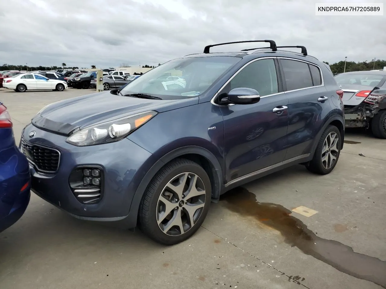 2017 Kia Sportage Sx VIN: KNDPRCA67H7205889 Lot: 74985394