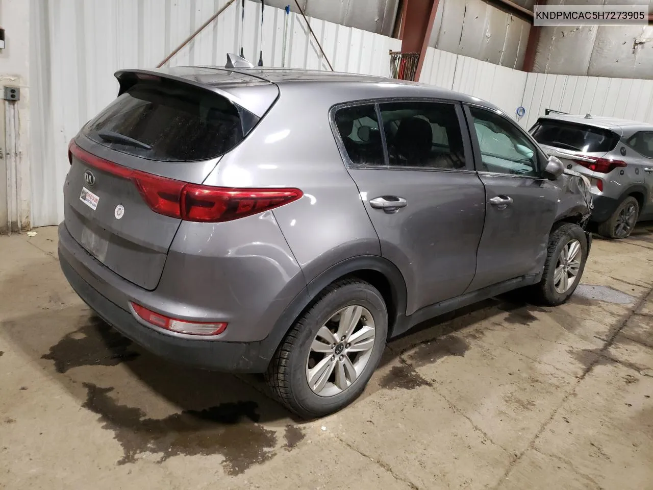 2017 Kia Sportage Lx VIN: KNDPMCAC5H7273905 Lot: 74998004