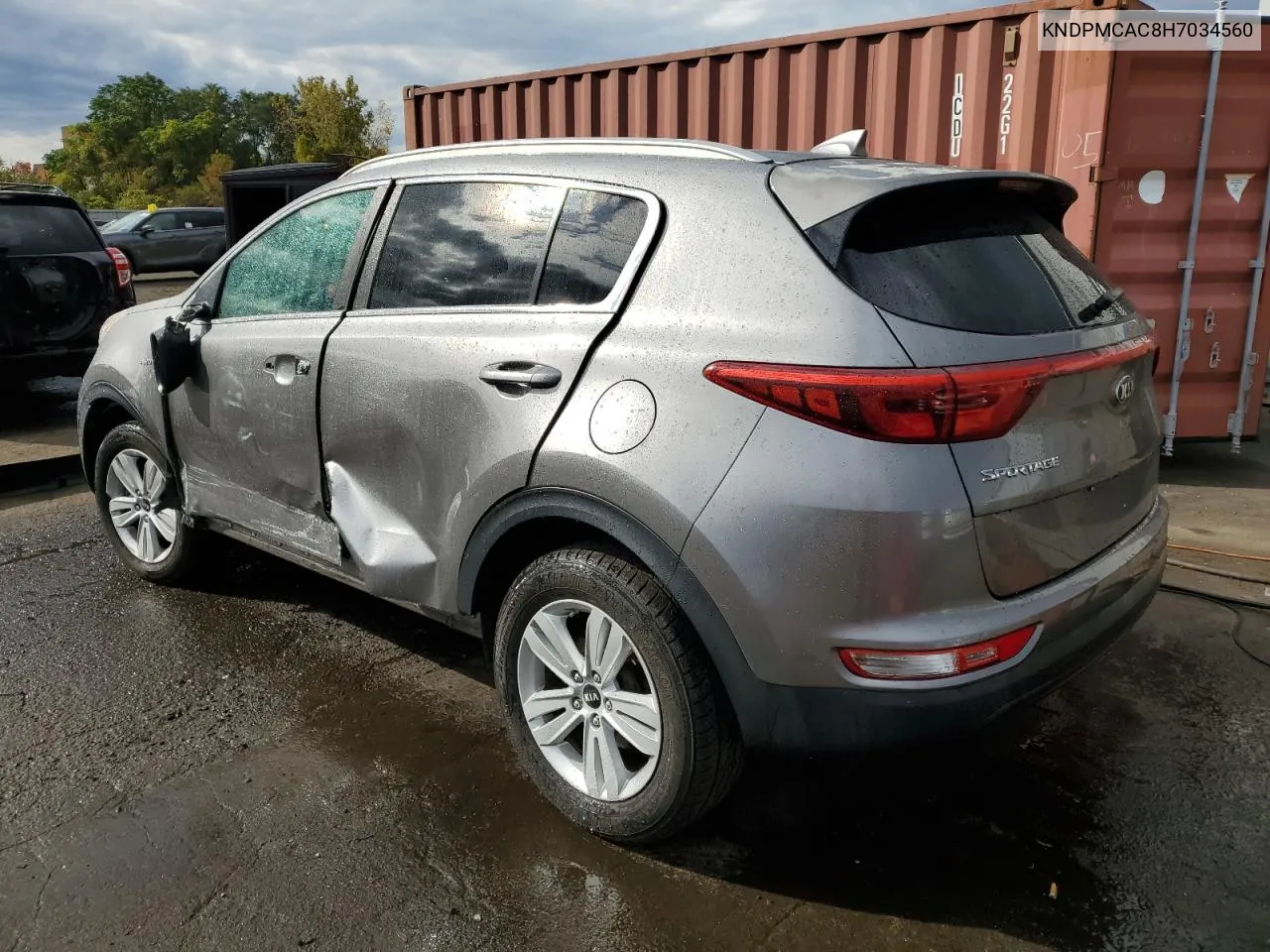 2017 Kia Sportage Lx VIN: KNDPMCAC8H7034560 Lot: 75223244