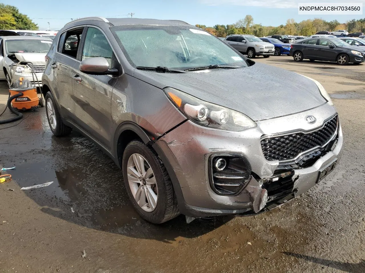 2017 Kia Sportage Lx VIN: KNDPMCAC8H7034560 Lot: 75223244