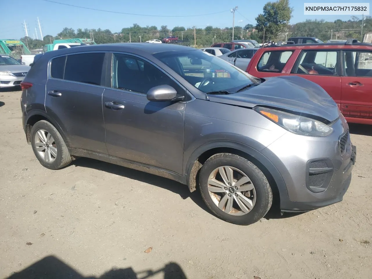 2017 Kia Sportage Lx VIN: KNDPM3AC7H7175832 Lot: 75226464