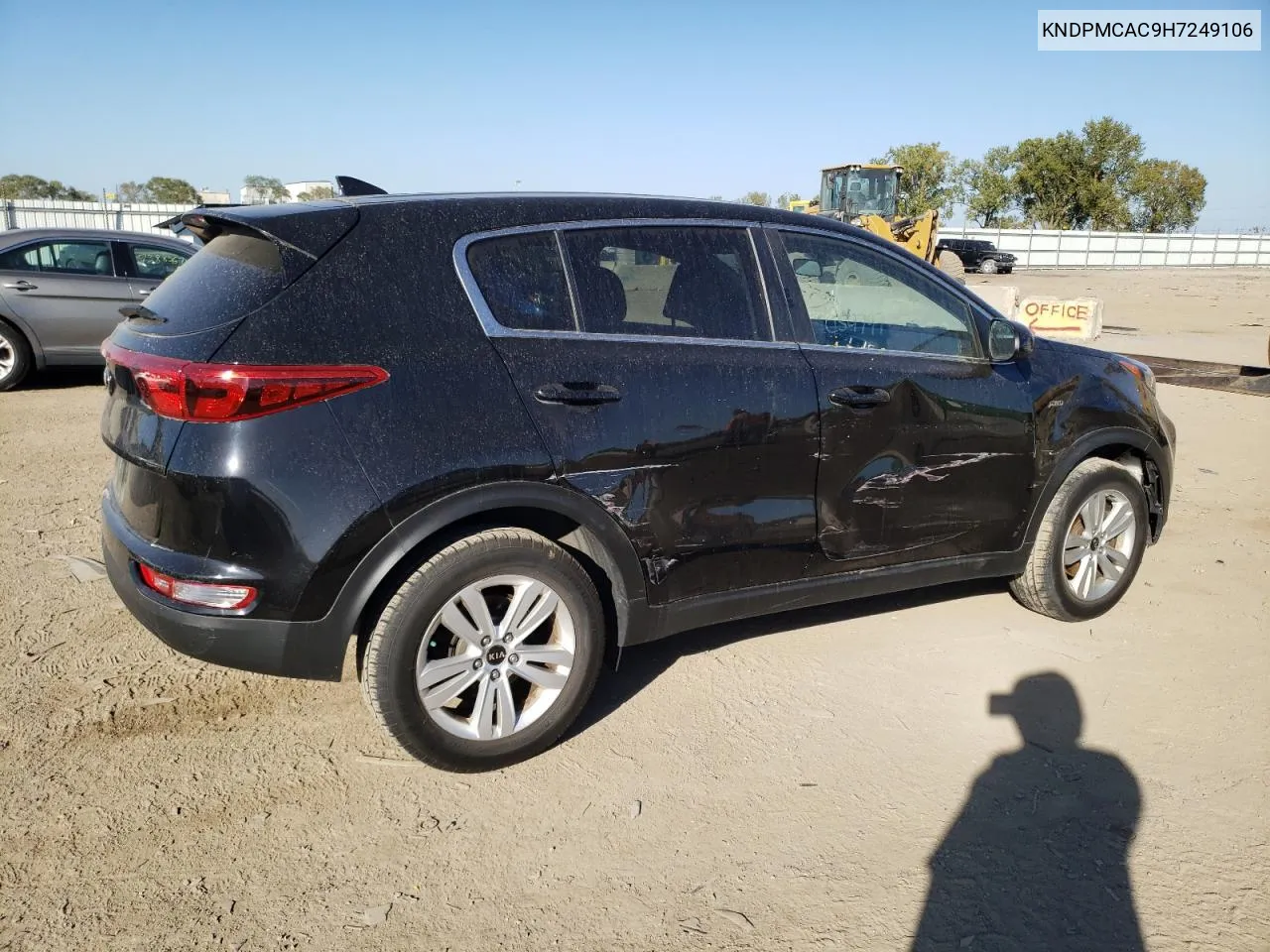 2017 Kia Sportage Lx VIN: KNDPMCAC9H7249106 Lot: 75258224