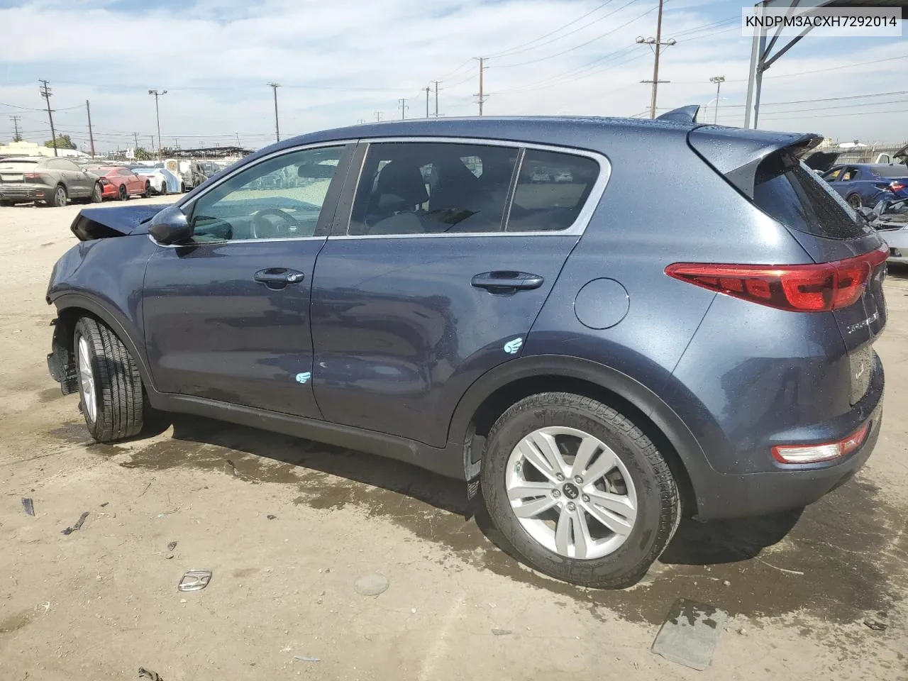 2017 Kia Sportage Lx VIN: KNDPM3ACXH7292014 Lot: 75471144