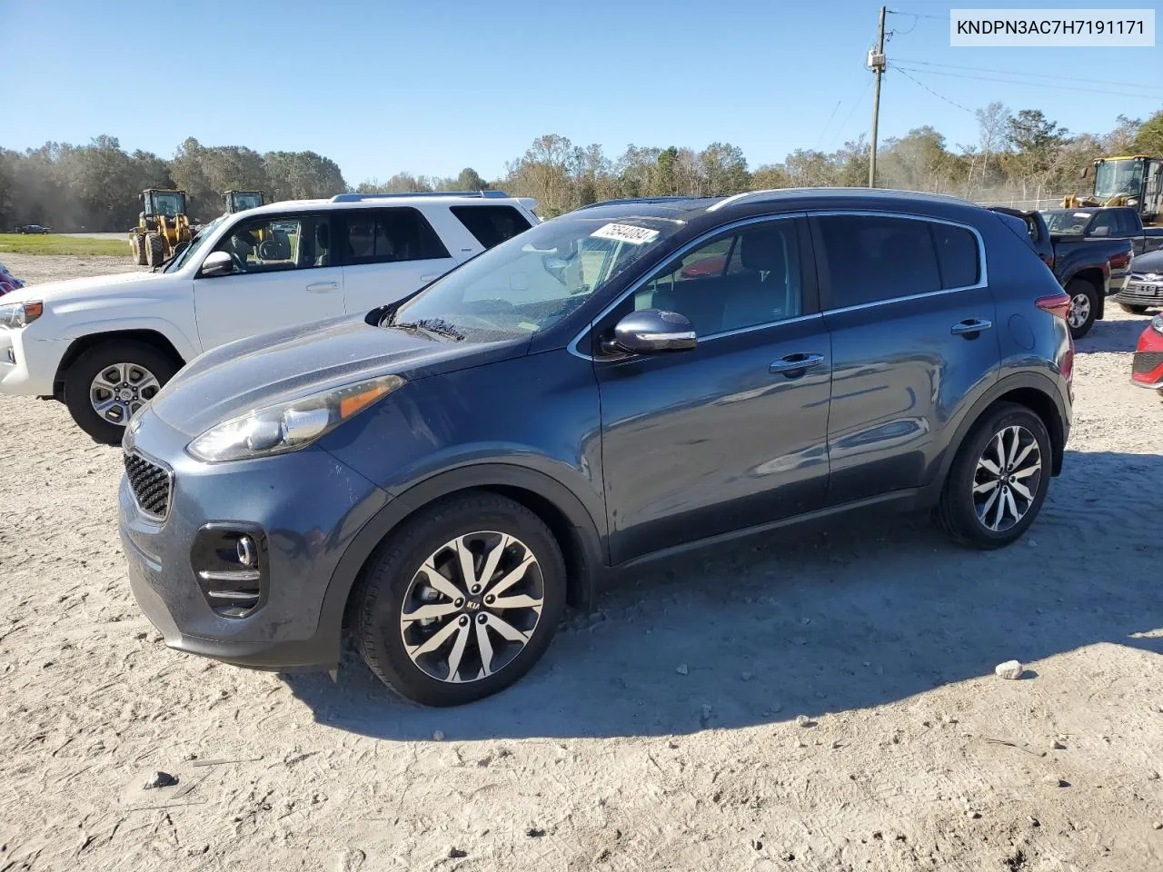 2017 Kia Sportage Ex VIN: KNDPN3AC7H7191171 Lot: 75544084