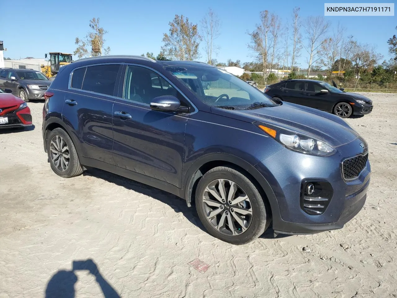 2017 Kia Sportage Ex VIN: KNDPN3AC7H7191171 Lot: 75544084