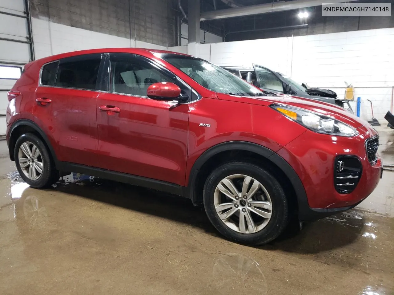 2017 Kia Sportage Lx VIN: KNDPMCAC6H7140148 Lot: 75549574