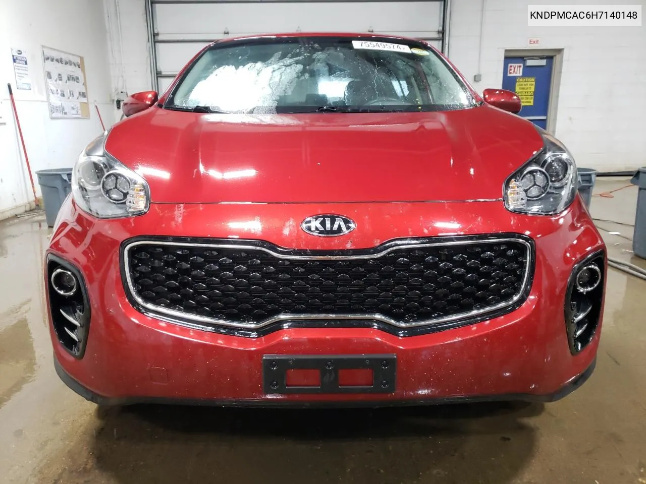 2017 Kia Sportage Lx VIN: KNDPMCAC6H7140148 Lot: 75549574