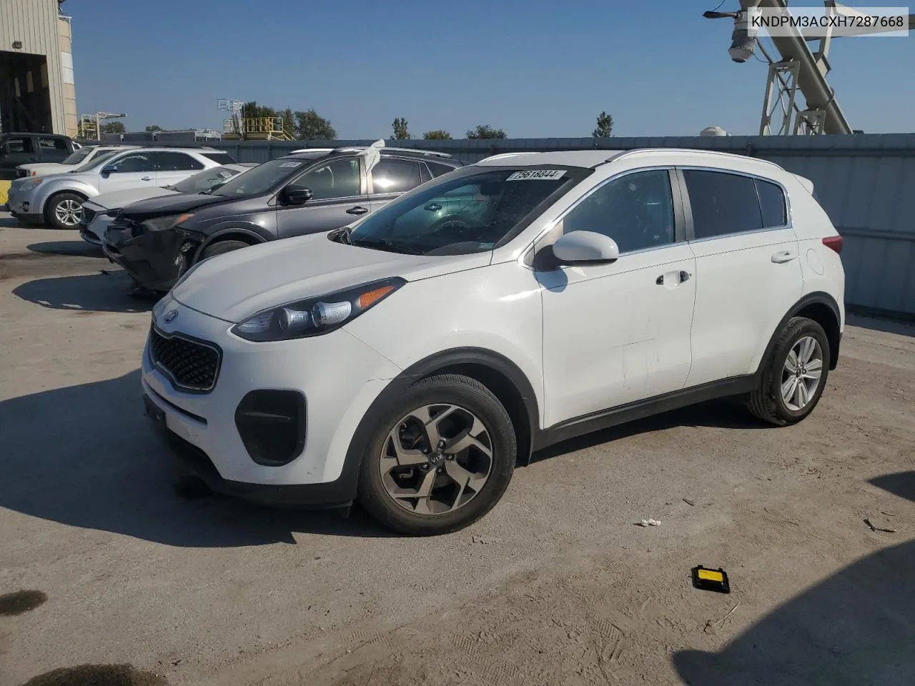 2017 Kia Sportage Lx VIN: KNDPM3ACXH7287668 Lot: 75618844