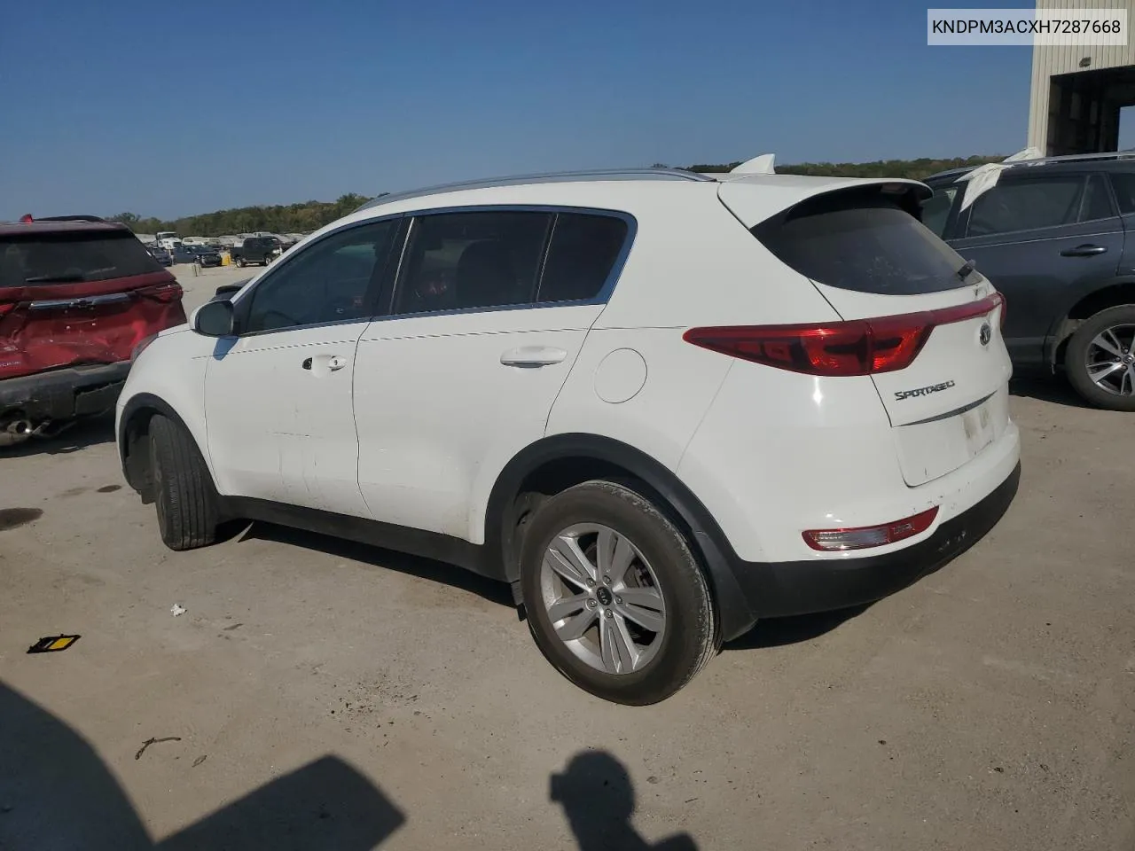 2017 Kia Sportage Lx VIN: KNDPM3ACXH7287668 Lot: 75618844