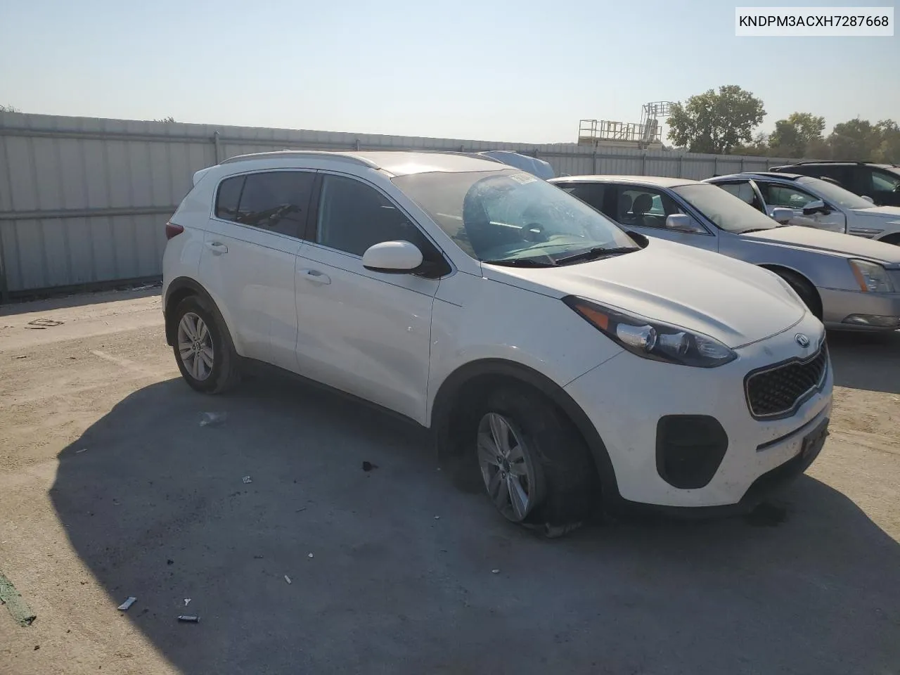 2017 Kia Sportage Lx VIN: KNDPM3ACXH7287668 Lot: 75618844