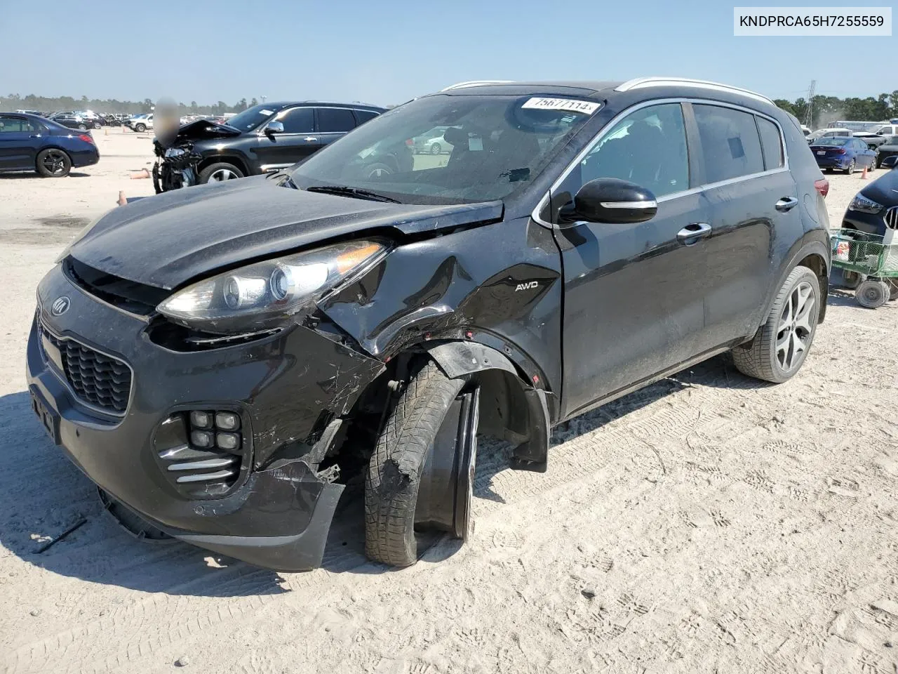 2017 Kia Sportage Sx VIN: KNDPRCA65H7255559 Lot: 75677114