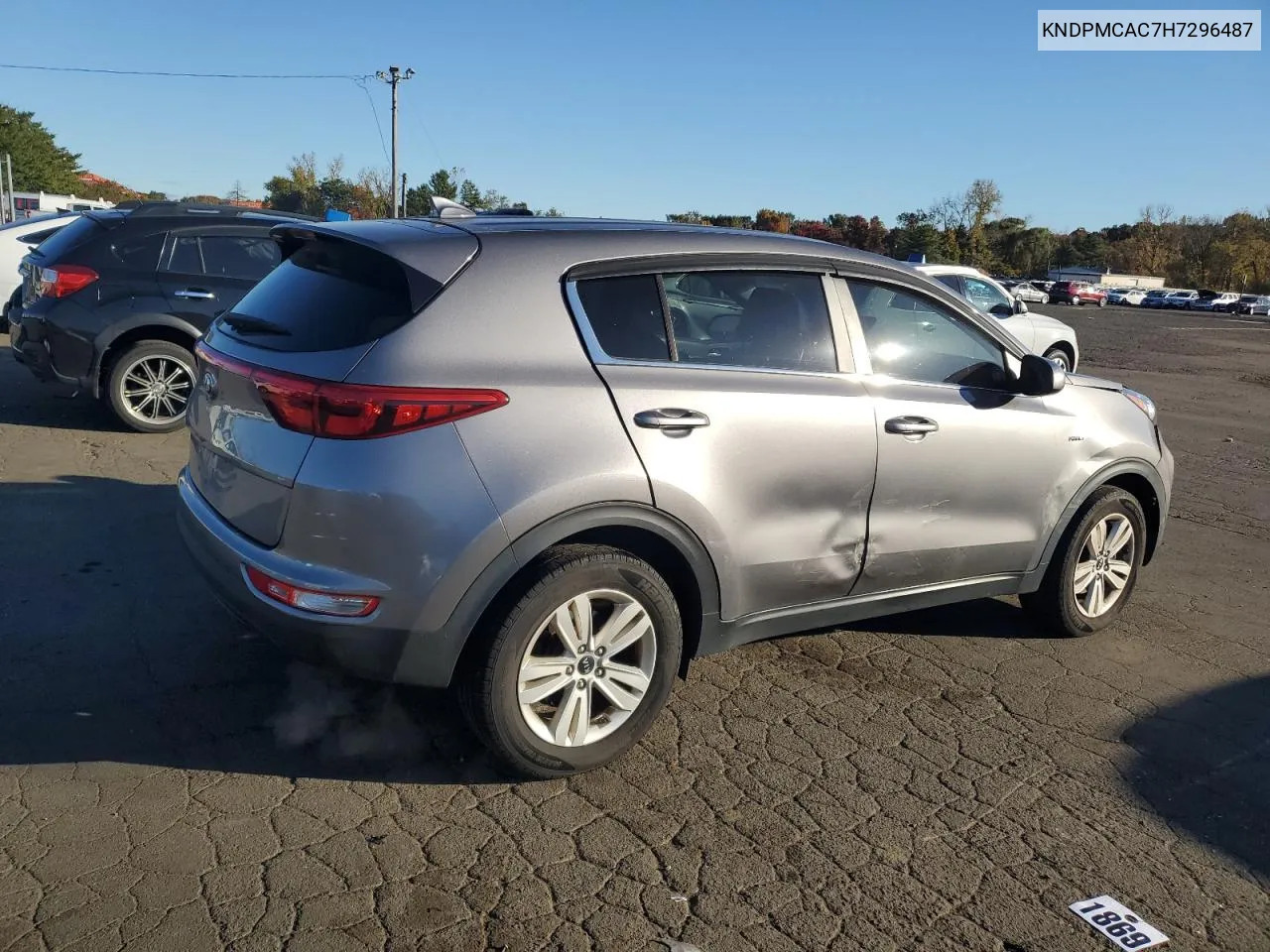 2017 Kia Sportage Lx VIN: KNDPMCAC7H7296487 Lot: 75794424