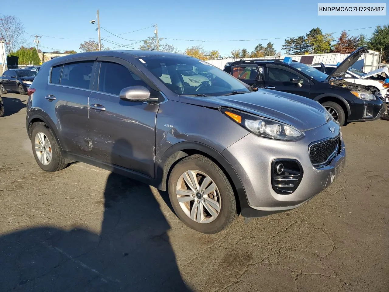 2017 Kia Sportage Lx VIN: KNDPMCAC7H7296487 Lot: 75794424