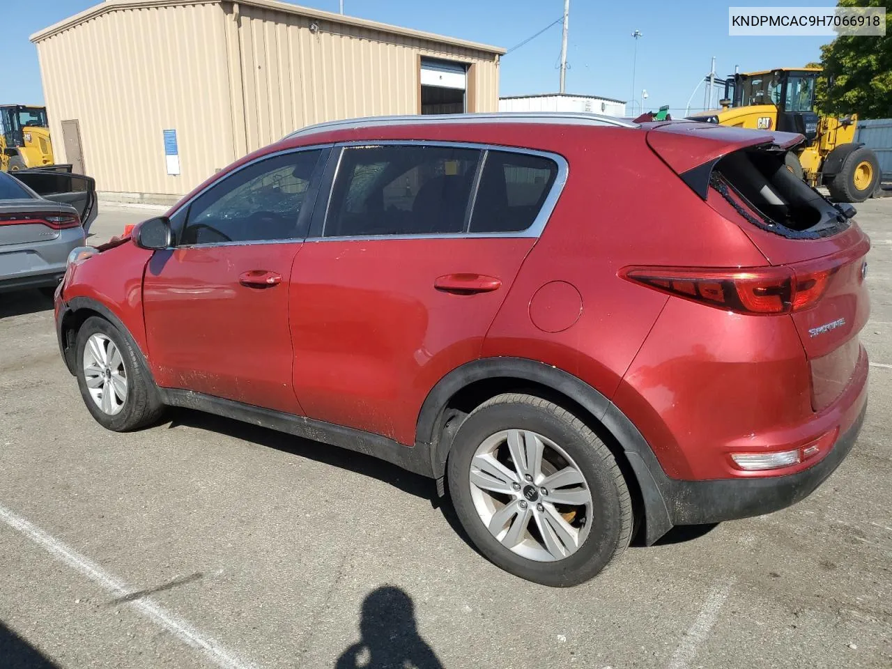 2017 Kia Sportage Lx VIN: KNDPMCAC9H7066918 Lot: 75907184