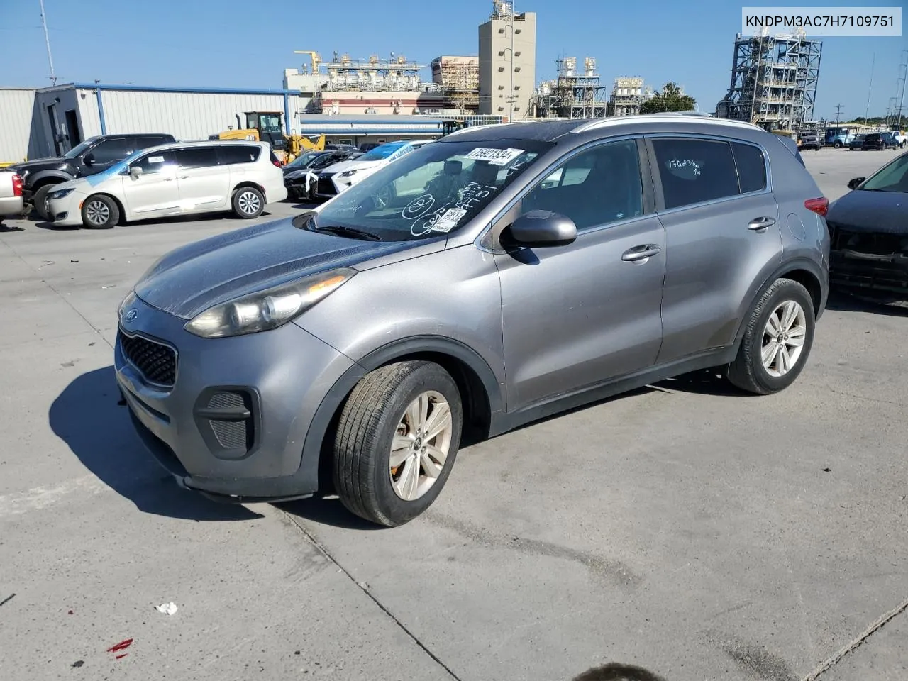 2017 Kia Sportage Lx VIN: KNDPM3AC7H7109751 Lot: 75921334